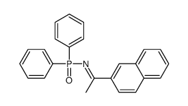 N-diphenylphosphoryl-1-naphthalen-2-ylethanimine结构式