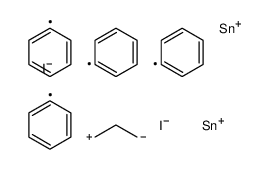 iodo-[3-[iodo(diphenyl)stannyl]propyl]-diphenylstannane Structure