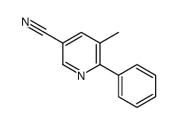 5-methyl-6-phenylpyridine-3-carbonitrile Structure