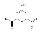 3-(1-chloro-vinyl)-adipic acid结构式