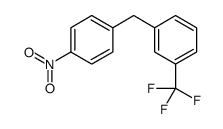 (4-硝基苯基)-(3-三氟甲基苯基)-甲烷结构式