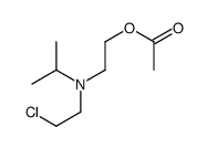 isopropyl-2-acetoxyethyl-2'-chloroethylamine structure