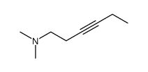 hex-3-ynyl-dimethyl-amine结构式