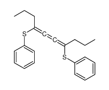 7-phenylsulfanyldeca-4,5,6-trien-4-ylsulfanylbenzene Structure