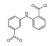 2-(3-nitroanilino)benzoyl chloride Structure