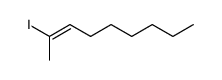 (E)-2-iodonon-2-ene Structure