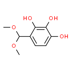 Benzaldehyde, 2,3,4-trihydroxy-, dimethyl acetal (7CI) structure