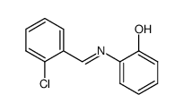 (E)-N-(2-chlorobenzylidene)-2-hydroxyaniline结构式