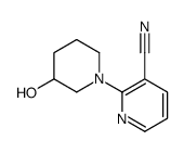 2-(3-羟基-1-哌啶基)-3-氰基吡啶结构式