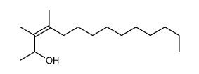 3,4-dimethyltetradec-3-en-2-ol Structure