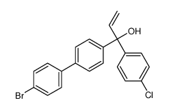 4'-bromo-alpha-(4-chlorophenyl)-alpha-vinyl-[1,1'-biphenyl]-4-methanol Structure