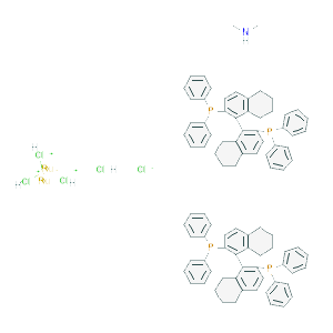 双[(S)-(-)-2,2'-双(二苯基膦)-5,5',6,6',7,7',8,8'-八氢-1,1'-联萘基]五氯化二钌 二甲基铵盐图片