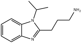 3-(1-Isopropyl-1H-benzoimidazol-2-yl)-propylamine Structure