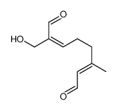 2-(hydroxymethyl)-6-methylocta-2,6-dienedial Structure