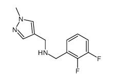 1-(2,3-Difluorophenyl)-N-[(1-methyl-1H-pyrazol-4-yl)methyl]methan amine Structure