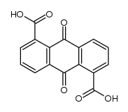 9,10-dihydro-9,10-dioxo-1,5-anthracenedicarboxylic acid结构式