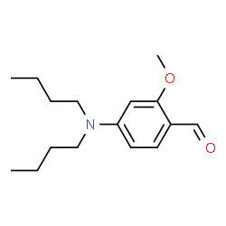 4-(二丁基氨基)-2-甲氧基苯甲醛结构式