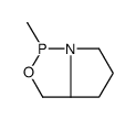 1-methyl-3a,4,5,6-tetrahydro-3H-pyrrolo[1,2-c][1,3,2]oxazaphosphole Structure