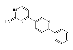 4-(6-phenylpyridin-3-yl)pyrimidin-2-amine structure