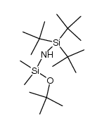 (tert-Butoxydimethylsilyl)(tri-tert-butylsilyl)amin结构式