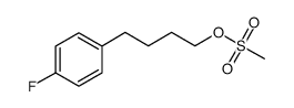 4-(4-fluorophenyl)butyl methanesulfonate结构式