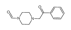 4-(2-oxo-2-phenylethyl)piperazine-1-carbaldehyde结构式