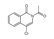 2-acetyl-4-chloro-2H-isoquinolin-1-one Structure