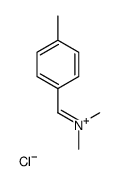 dimethyl-[(4-methylphenyl)methylidene]azanium,chloride Structure