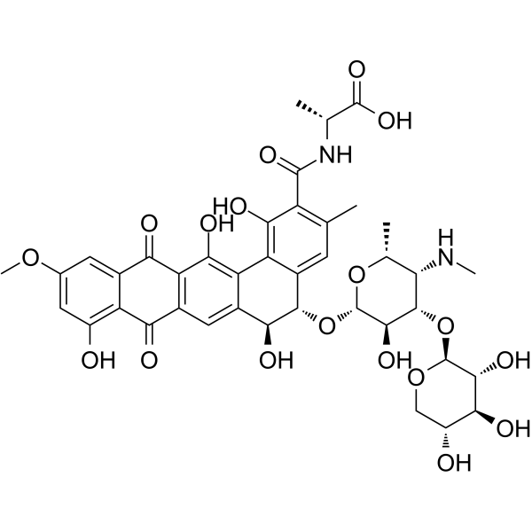 Pradimicin A structure