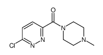 (6-chloropyridazin-3-yl)-(4-methylpiperazin-1-yl)methanone Structure