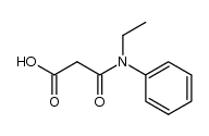 3-(Ethyl(phenyl)amino)-3-oxopropanoic acid Structure