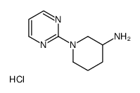 1-(2-pyrimidinyl)-3-piperidinamine hydrochloride structure