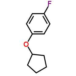 1-(Cyclopentyloxy)-4-fluorobenzene结构式