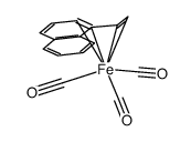 tricarbonyl(η4-2-vinylnaphthalene)iron Structure