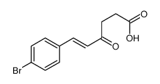 6-(4-bromophenyl)-4-oxohex-5-enoic acid Structure