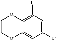 7-Bromo-5-fluoro-2,3-dihydrobenzo[1,4]dioxine Structure