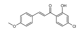 4'-chloro-2'-hydroxy-4-methoxy-trans-chalcone Structure