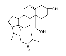 (3S,8R,9R,10S,13R,14R,17R)-10-(hydroxymethyl)-13-methyl-17-[(2R)-6-methyl-5-methylideneheptan-2-yl]-2,3,4,7,8,9,11,12,14,15,16,17-dodecahydro-1H-cyclopenta[a]phenanthren-3-ol Structure