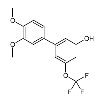 3-(3,4-dimethoxyphenyl)-5-(trifluoromethoxy)phenol结构式