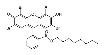 2,4,5,7-tetrabromofluorescein n-octyl ester结构式