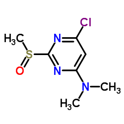 6-氯-N,N-二甲基-2-(甲基亚磺酰基)嘧啶-4-胺图片