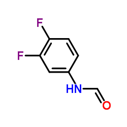 Formamide, N-(3,4-difluorophenyl)- (9CI) structure