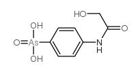 Arsonic acid,As-[4-[(2-hydroxyacetyl)amino]phenyl]- Structure