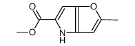 methyl 2-methyl-4H-furo[3,2-b]pyrrole-5-carboxylate structure