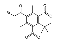 4-(TERT-BUTYL)-2,6-DIMETHYL-3,5-DINITROPHENACYL BROMIDE structure