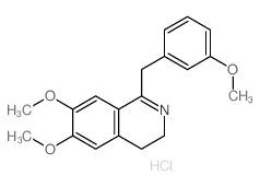 6,7-dimethoxy-1-[(3-methoxyphenyl)methyl]-3,4-dihydroisoquinoline Structure