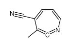 3-methyl-1-azacyclohepta-1,2,4,6-tetraene-4-carbonitrile结构式