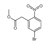 BENZENEACETIC ACID, 5-BROMO-2-NITRO-, METHYL ESTER picture