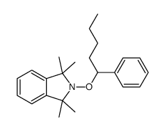 1,1,3,3-tetramethyl-2-(1-phenylpentoxy)isoindole Structure