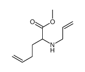 methyl 2-(prop-2-enylamino)hex-5-enoate Structure